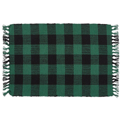 Wicklow Check Placemats - Forest Set Of 6 Park Designs