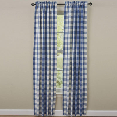 Wicklow Check Panels - China Blue 72x84 Park Designs