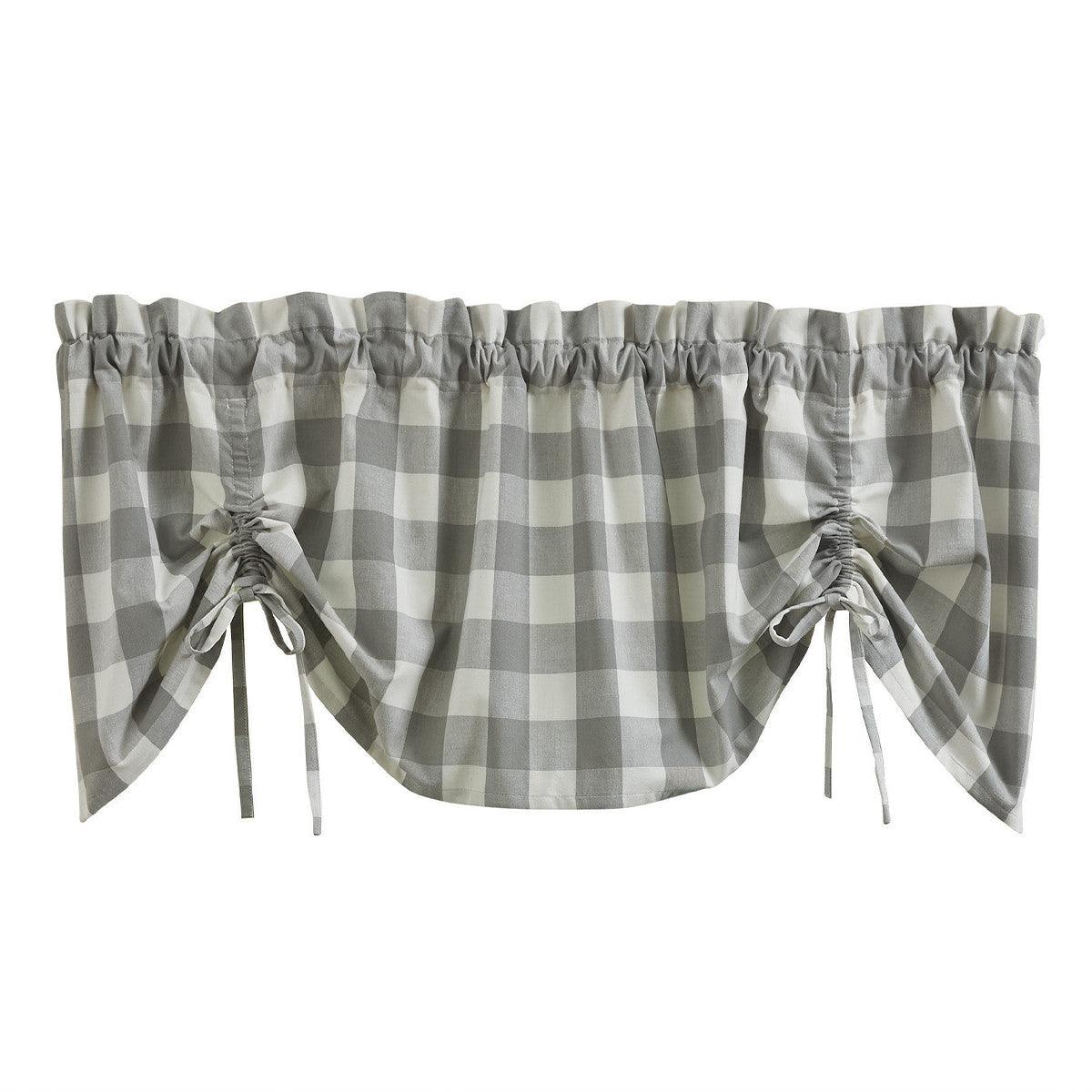 Wicklow Check Valance - Farmhouse Dove Park designs - The Fox Decor