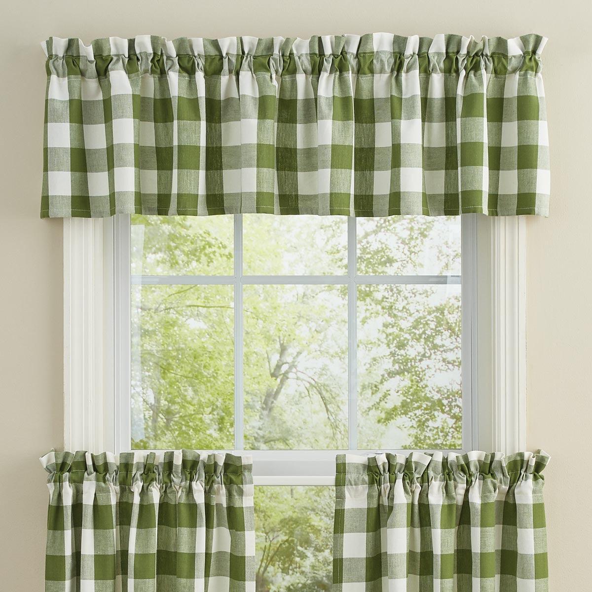 Wicklow Check Valance - Sage Park designs - The Fox Decor