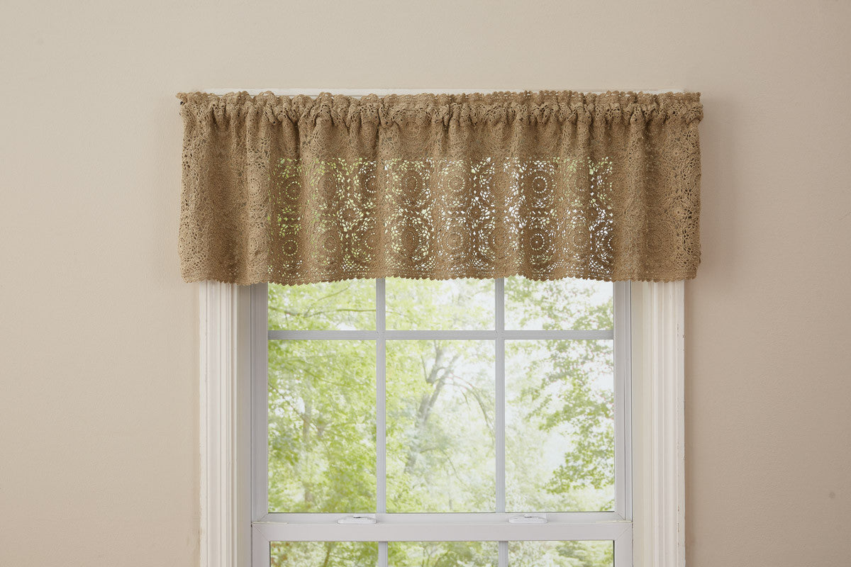 Lace Valance - Oatmeal Park designs