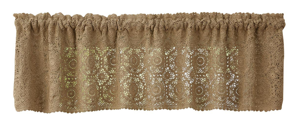 Lace Valance - Oatmeal Park designs