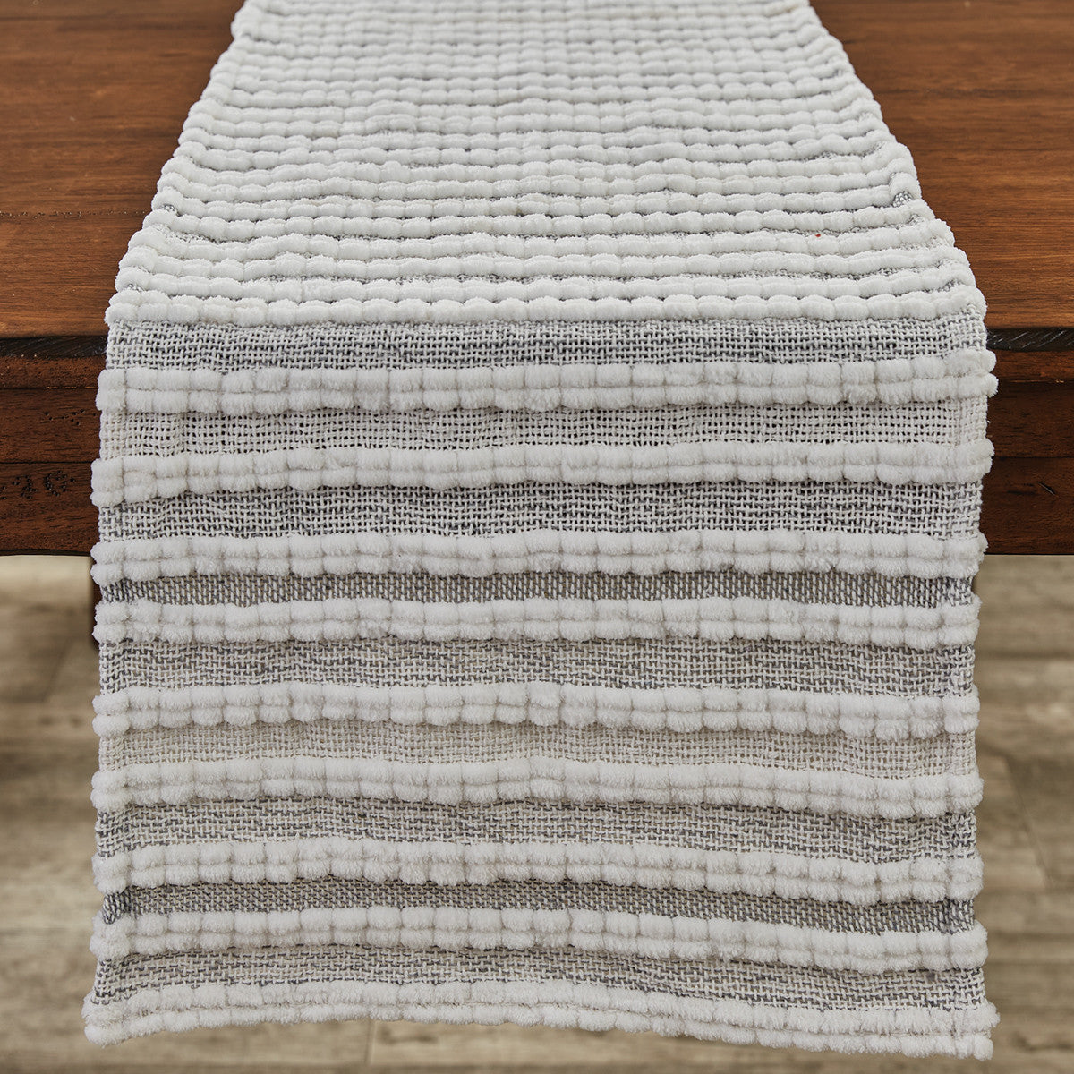 Fina Ribbed Table Runner 72"L - Set of 2 Park Designs