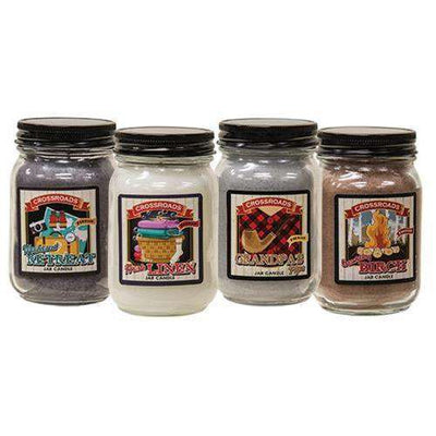 12/Set, Great Outdoors Collection Pint Jar Candles