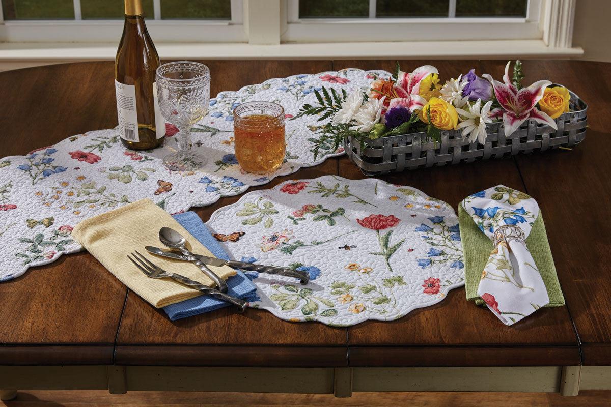 Wildflower Round Placemats - Set Of 6 Park Designs - The Fox Decor