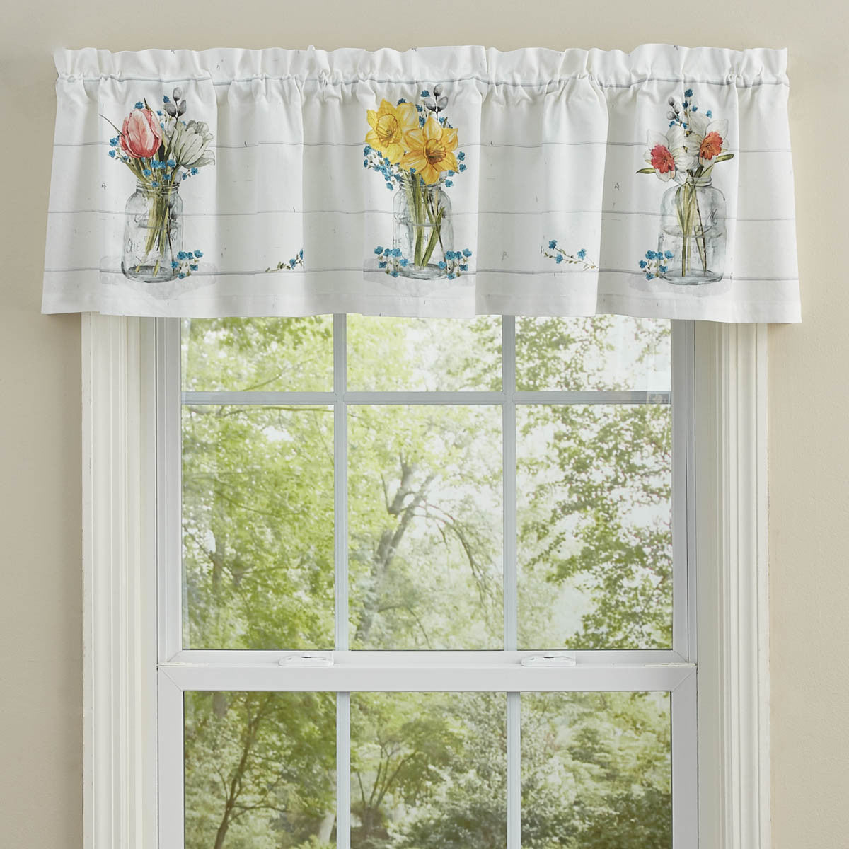 Farmhouse Spring Valance Park designs