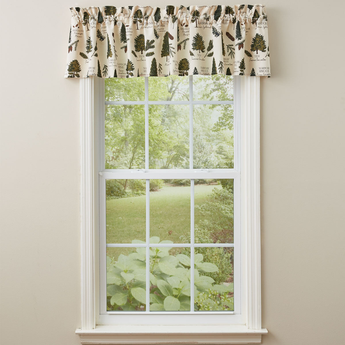 Set of 2 Fir Tree Valance Park designs