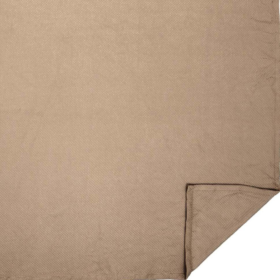 Serenity Tan Twin Cotton Woven Blanket 90"x62" VHC Brands