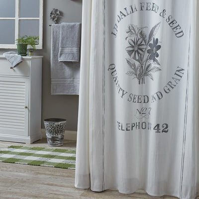 Seed Sack Shower Curtain - 72