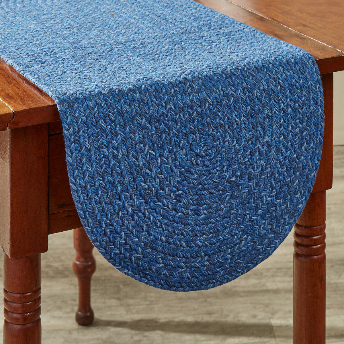 Spice Bin Braided Table Runner 54"L - Blue Spice Set of 2 Park Designs