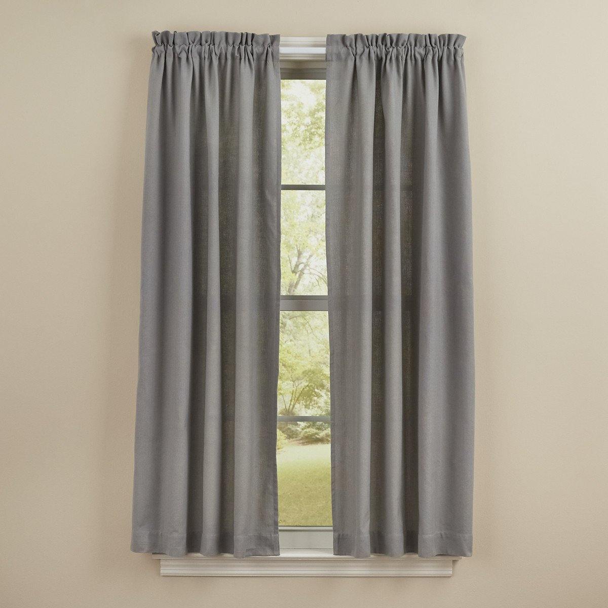 Farmington Curtain Panels - Dove Gray 72x63 Park Designs - The Fox Decor