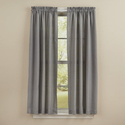 Farmington Curtain Panels - Dove Gray 72x63 Park Designs