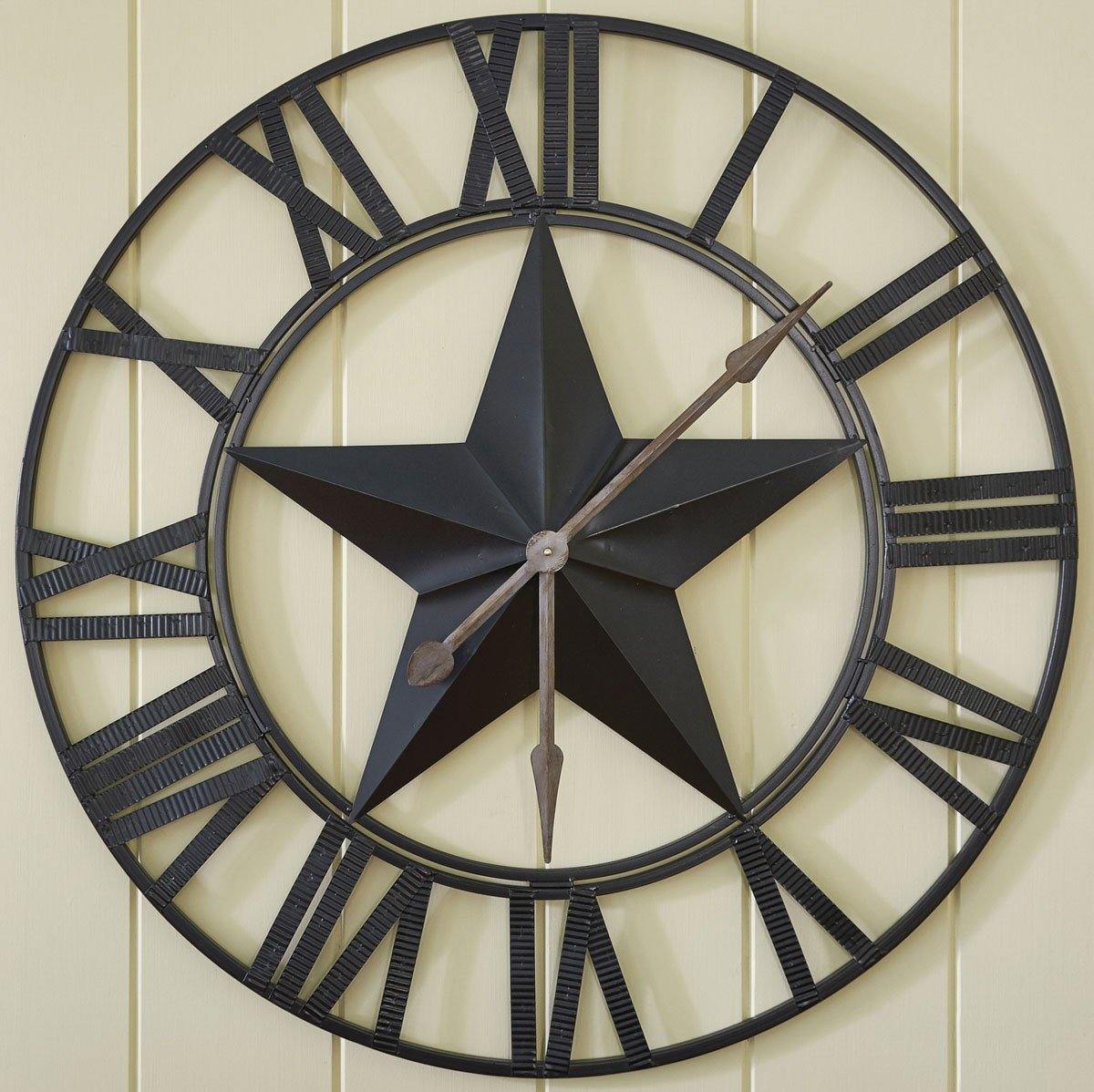 Large Star Wall Clock - Park Designs