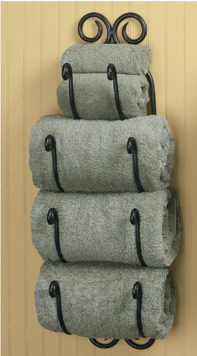 Scroll Bath Towel Holder 27" Iron - Park Designs