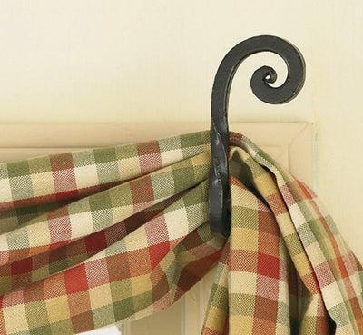 Curtain Hooks - Forged Scroll Park Designs