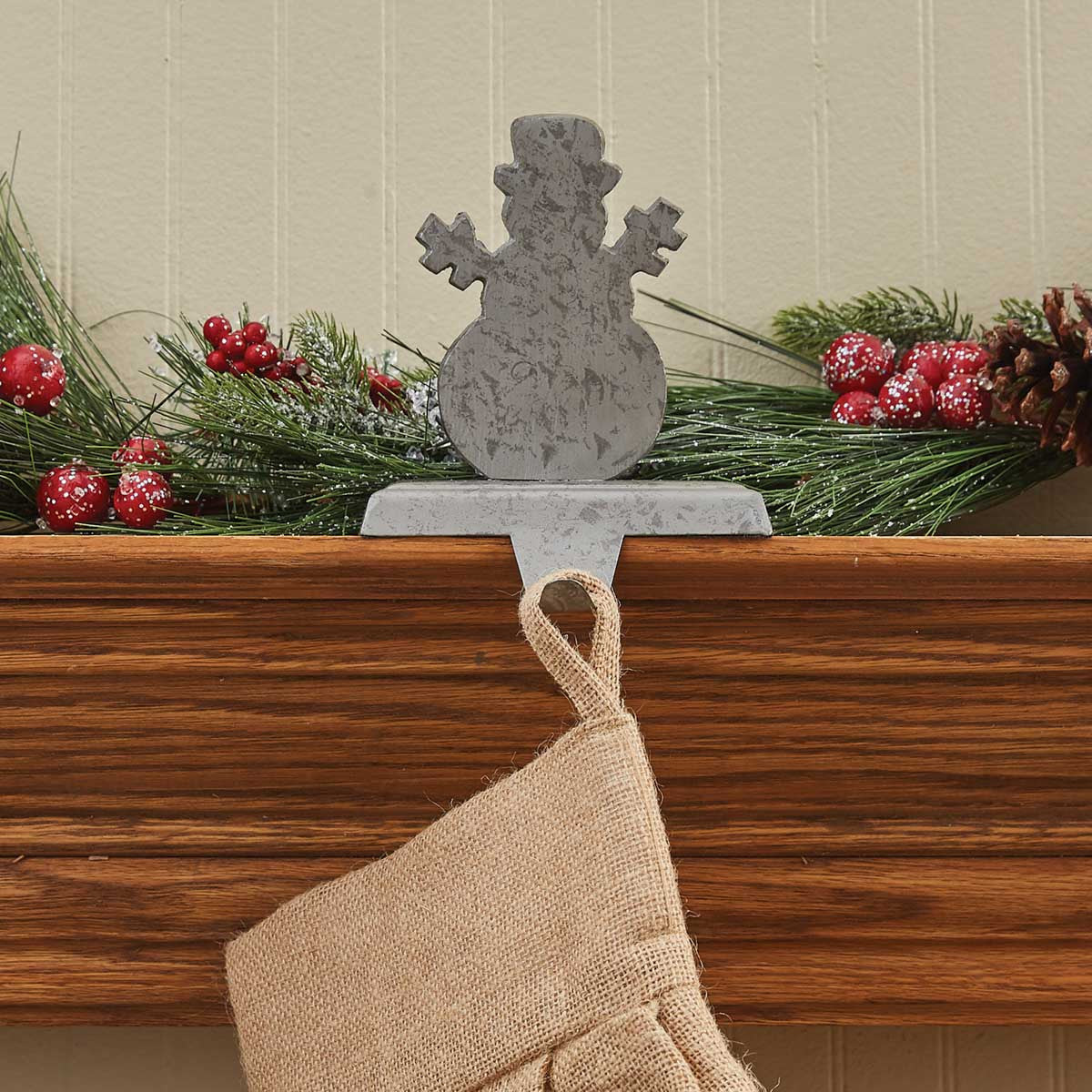 Snowman Stocking Hanger Galvinized - Park Designs