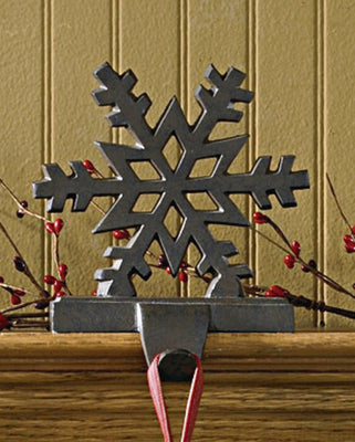 Snowflake Stocking Hanger - Iron Set of 2 Park Designs