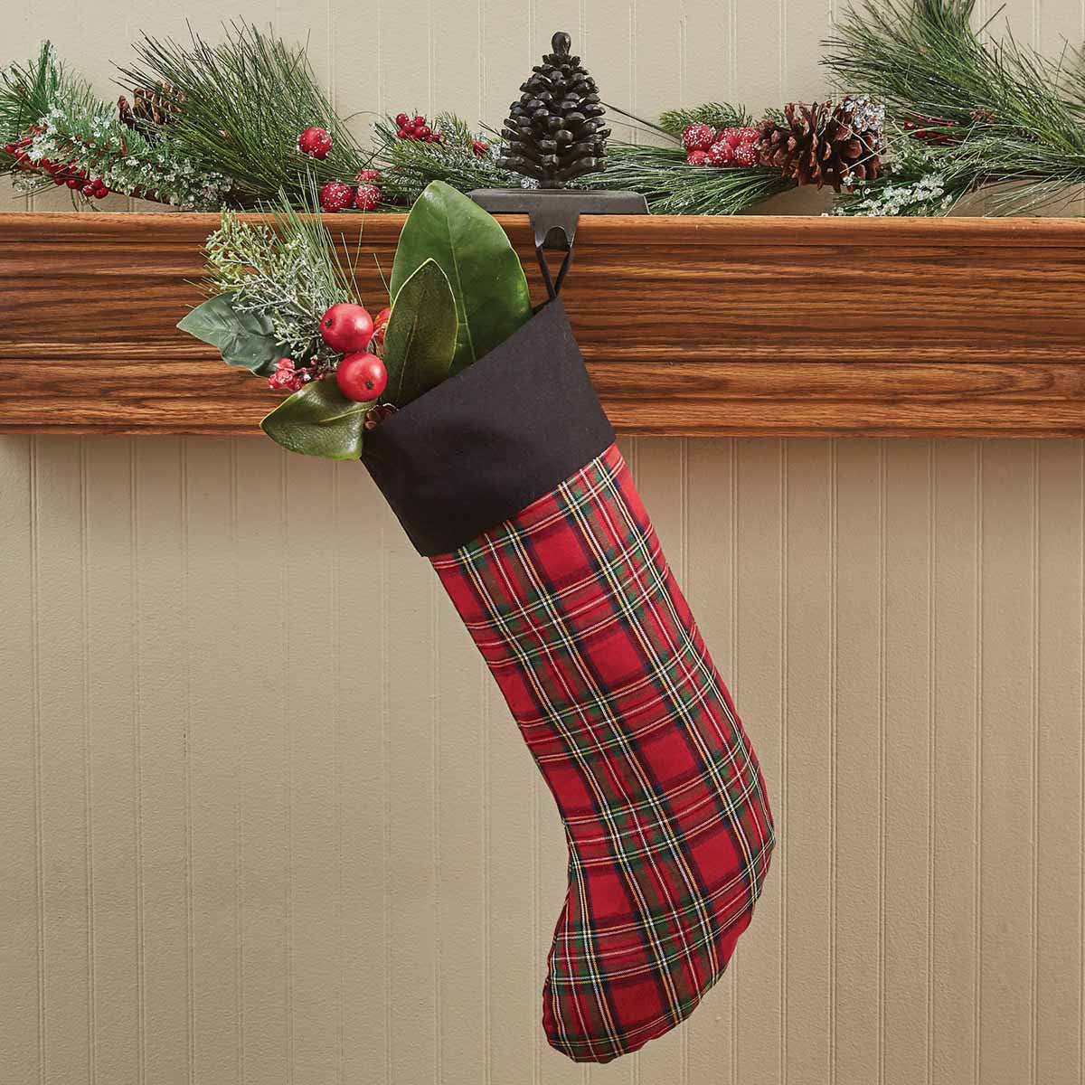 Pinecone Stocking Hanger - Set of 2 Park Designs