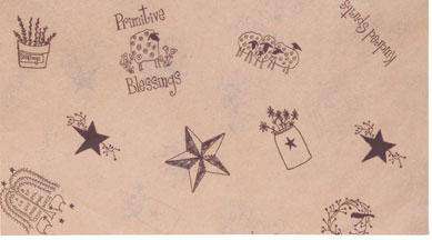 *240/Pkg, Primitive Blessings Tissue Paper Packaging CWI+ 