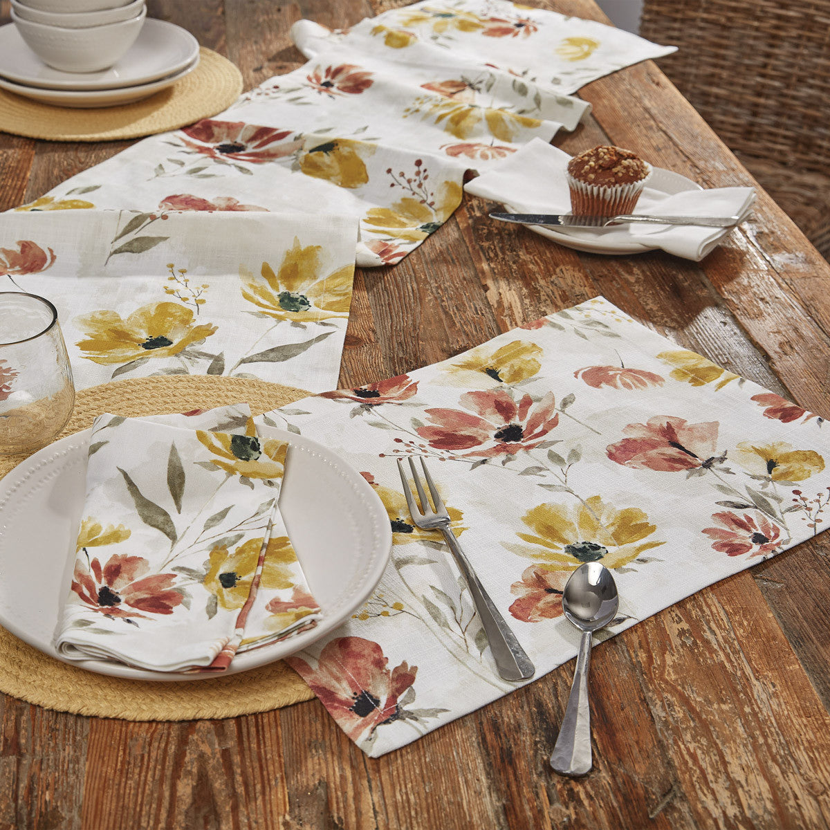 Phoenix Floral Placemat - Set Of 6 Park Designs