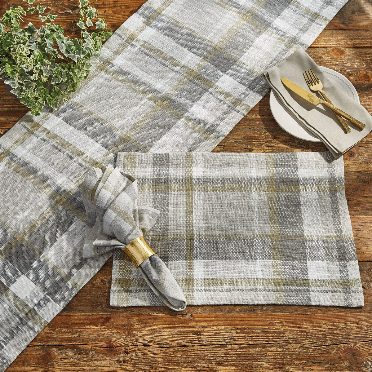 Bennet Plaid Placemat - Set Of 6 Park Designs