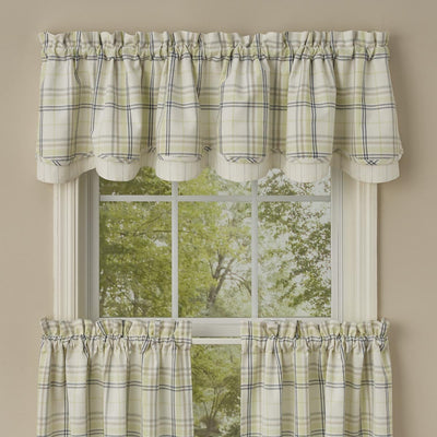 Dew Drop Valance - Lined Layered Park Designs