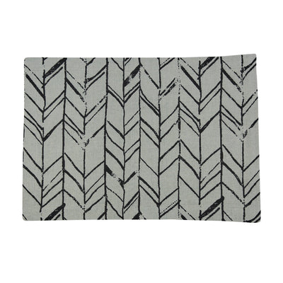 Distressed Herringbone Jacquard Placemat - Set Of 6 Park Designs