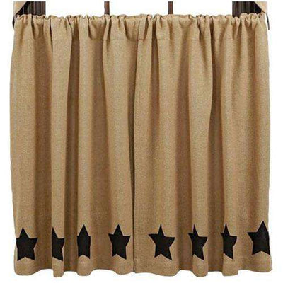 2/Set, Black Star Burlap Tiers, 36