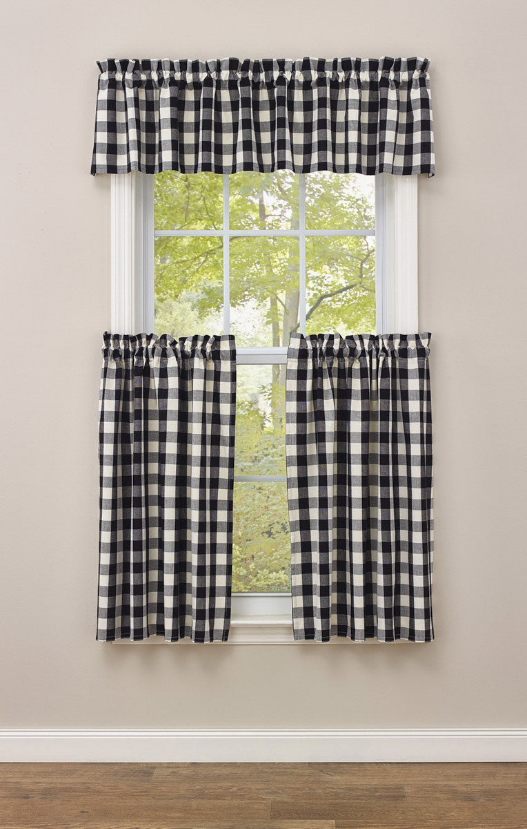 Checkerboard Star Check Valance Park designs