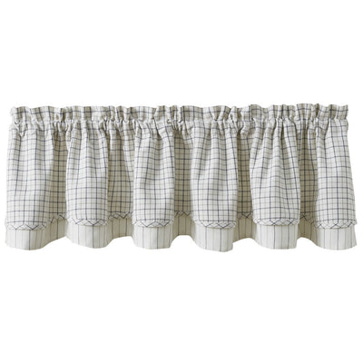 Jam Jar Layered  Valance Set of 2 - Lined Layered Park Designs