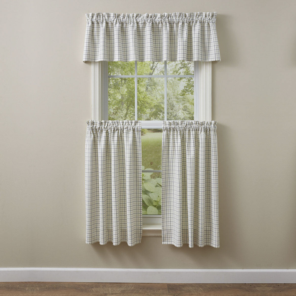 Jam Jar Window Curtain Tiers 72" x 36" Set of 2 Park Designs