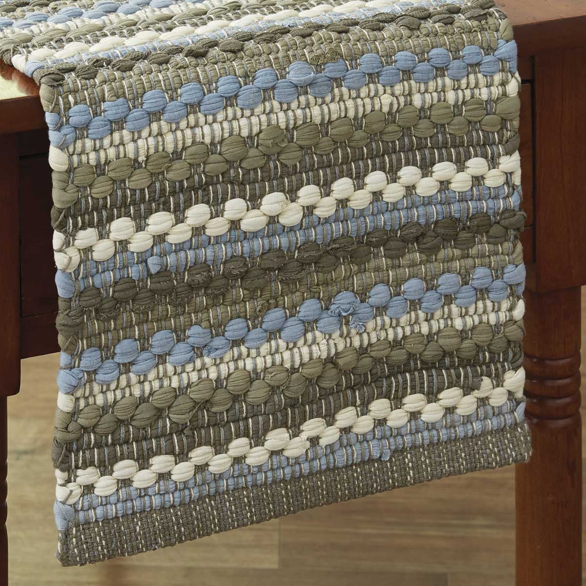 Prairie Wood Table Runner - 36"L - Chindi Park Designs