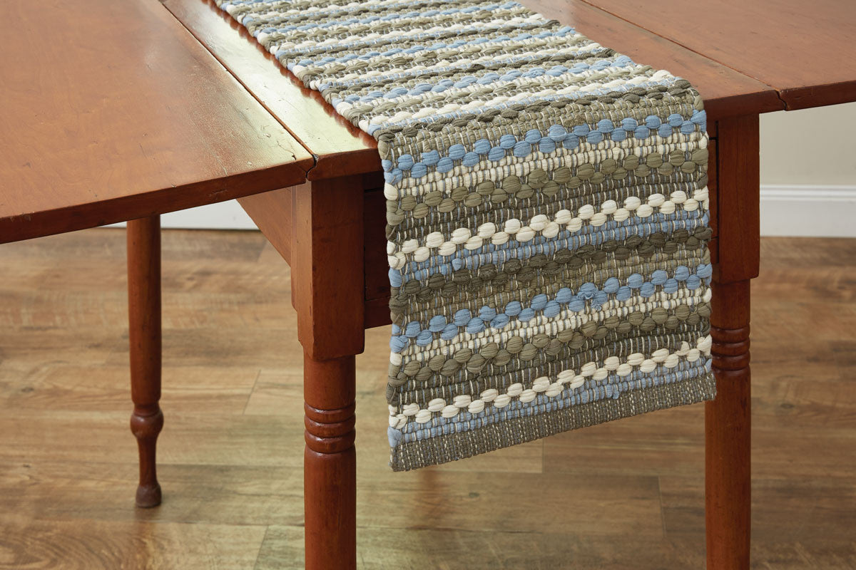 Prairie Wood Table Runner - 36"L - Chindi Park Designs