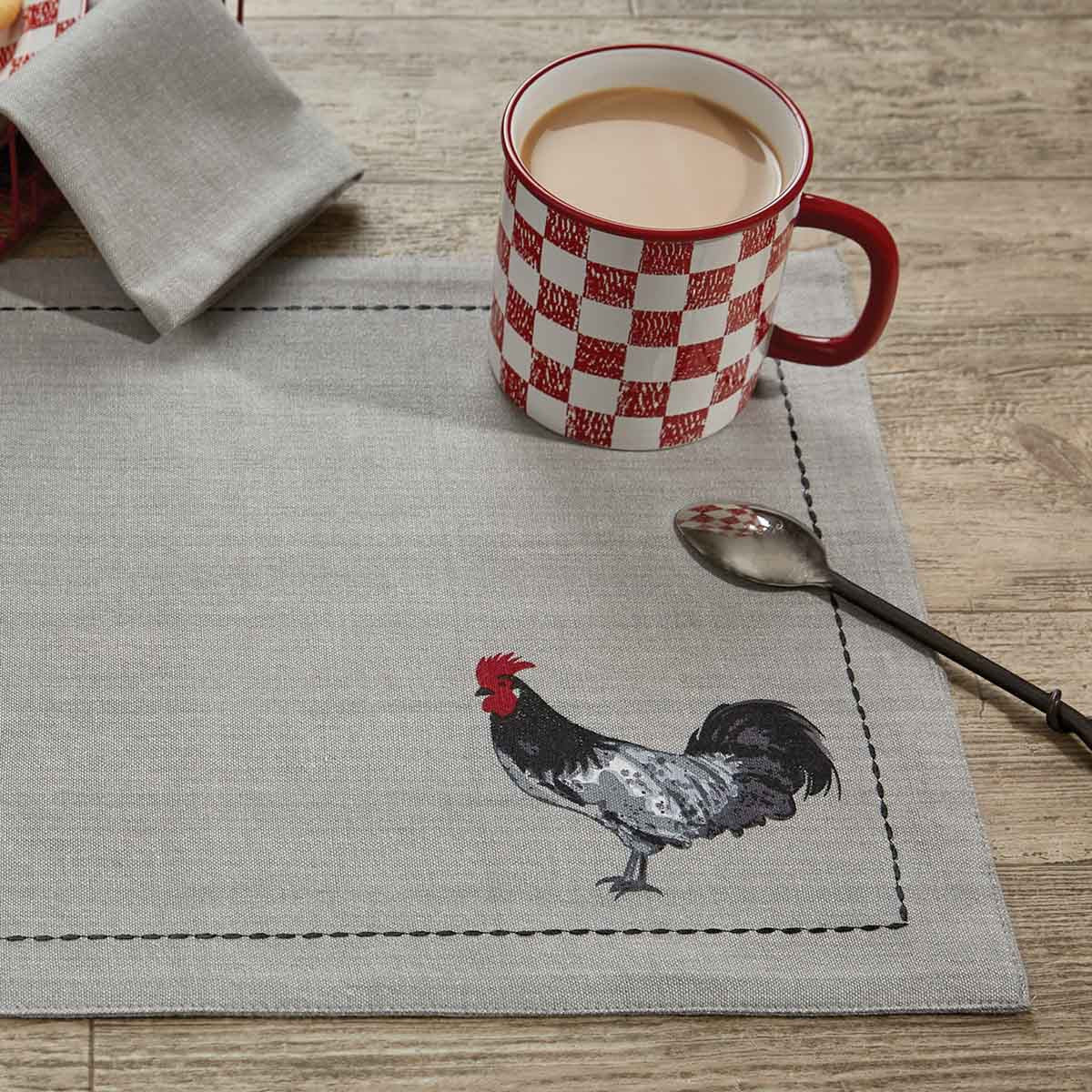 Chicken Coop Placemats - Set Of 6 Park Designs