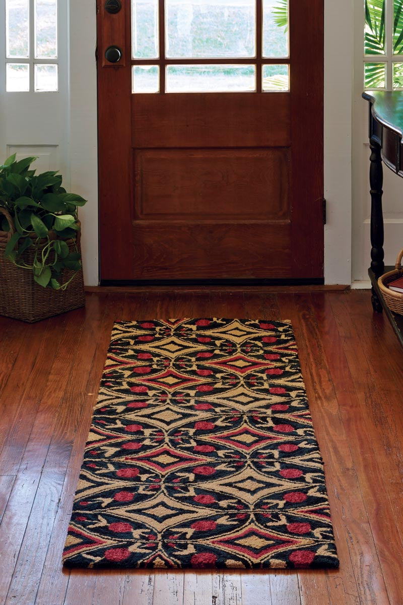 Aldrich Hooked Rug Runner - 24" x 72" Park Designs