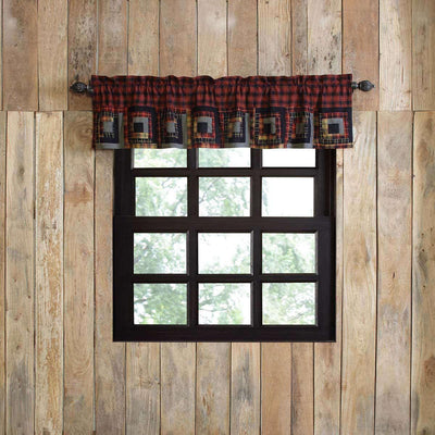 Cumberland Patchwork Valance Curtain 16x72