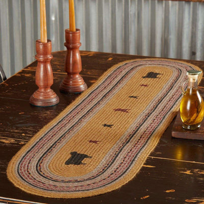 Heritage Farms Sheep Jute Braided Table Runner