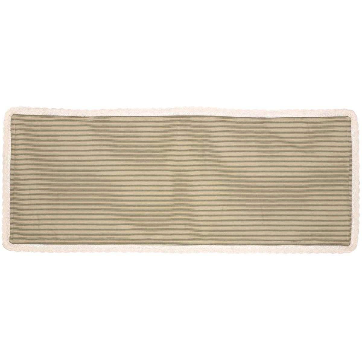 Kendra Stripe Green Runner 13x36 VHC Brands