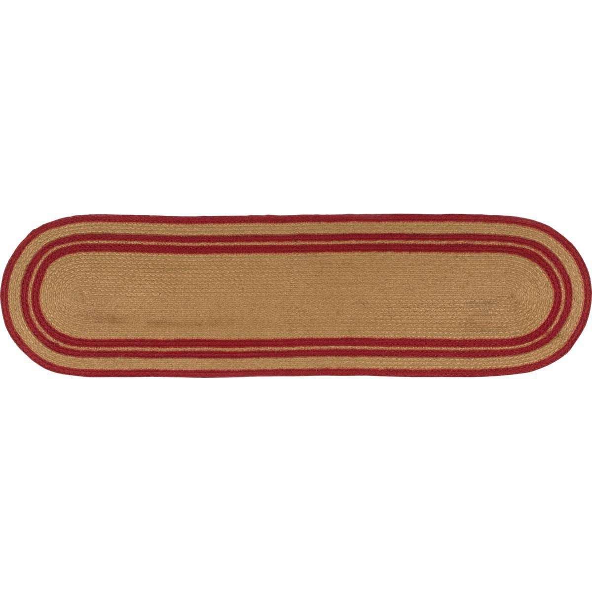Liberty Stars Flag Jute Braided Table Runner - The Fox Decor