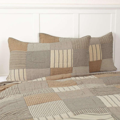 Sawyer Mill Charcoal King Sham 21x37 VHC Brands