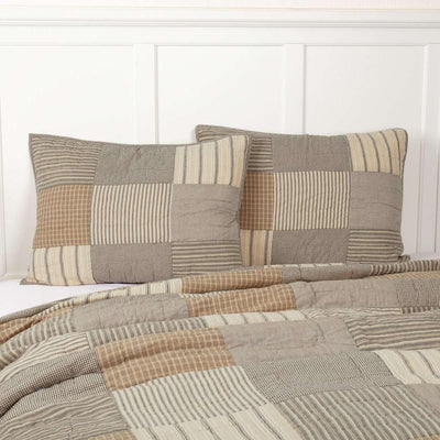 Sawyer Mill Charcoal Standard Sham 21x27 VHC Brands
