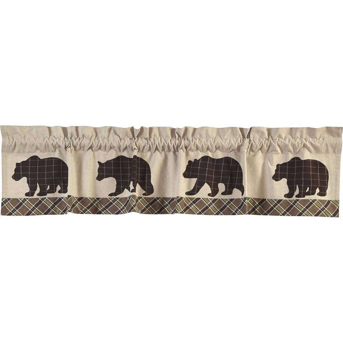 Wyatt Bear Valance Curtain - The Fox Decor