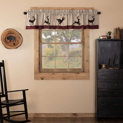 Wyatt Deer Valance Curtain 16x90