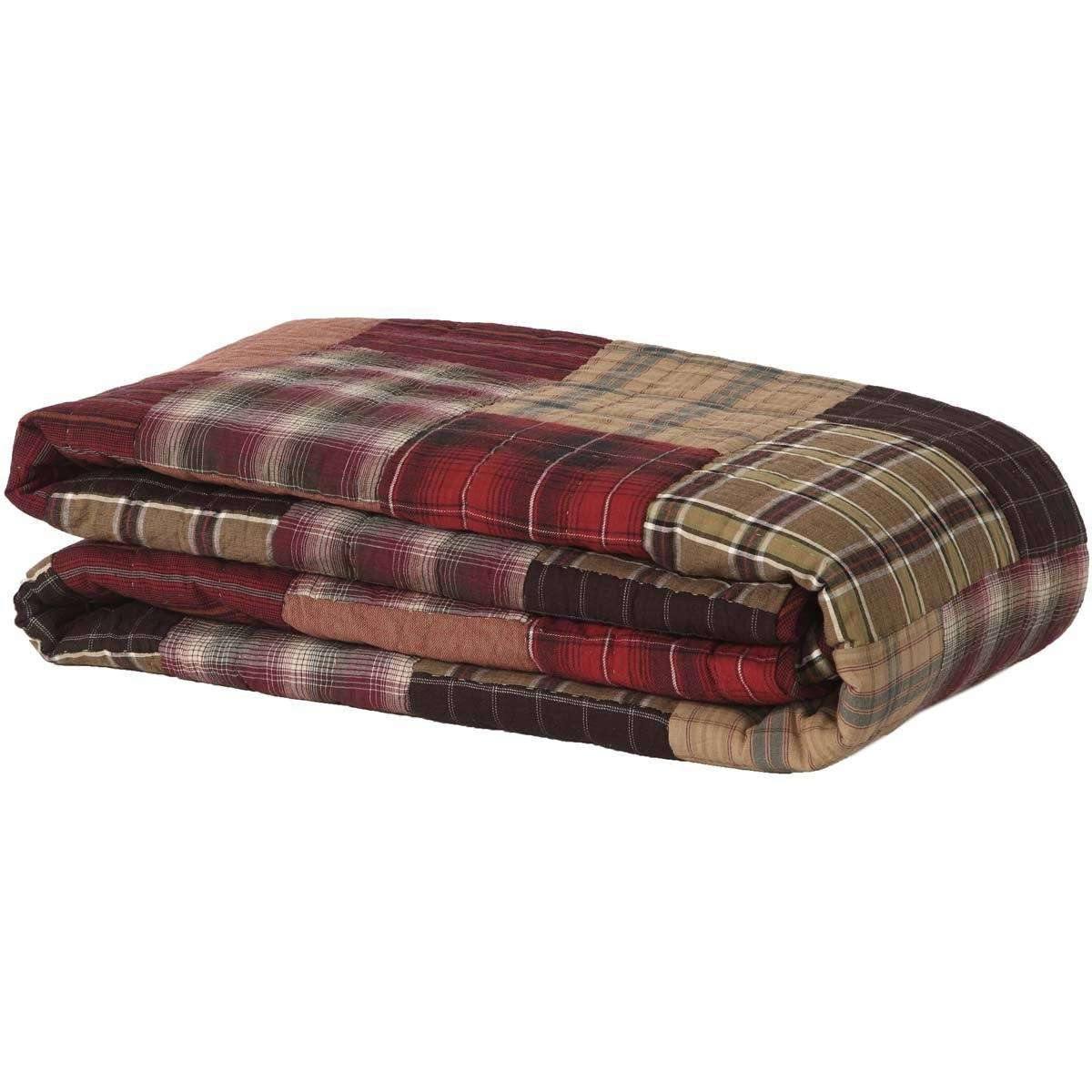 Wyatt Twin Quilt 68Wx86L VHC Brands folded