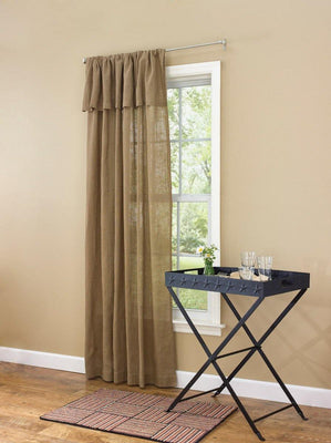 Courtland Valance Unlined Panel - Taupe 84