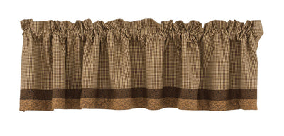 Shades Of Brown Valance - Border Park designs