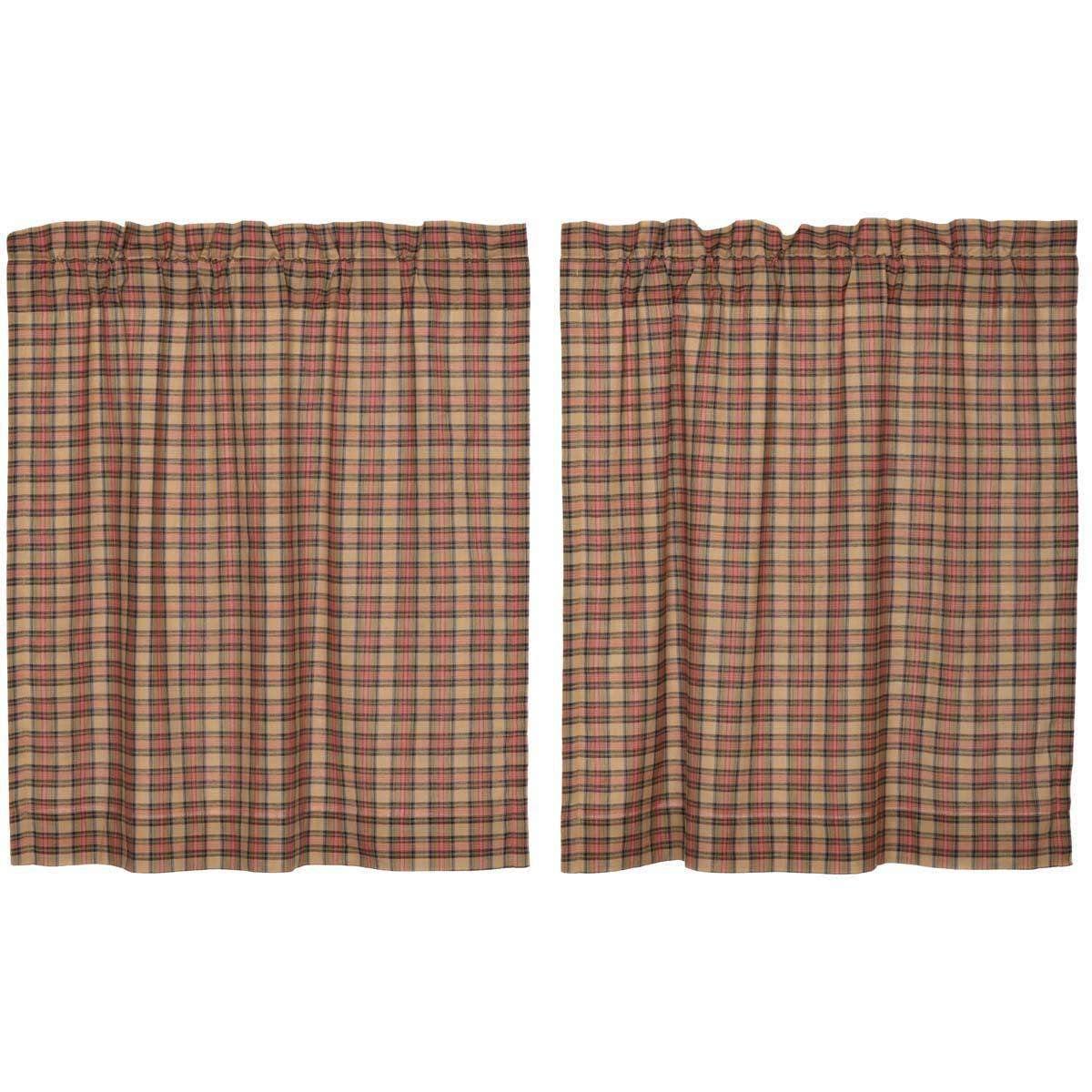 Crosswoods Tier Curtain Set of 2 L36xW36 - The Fox Decor