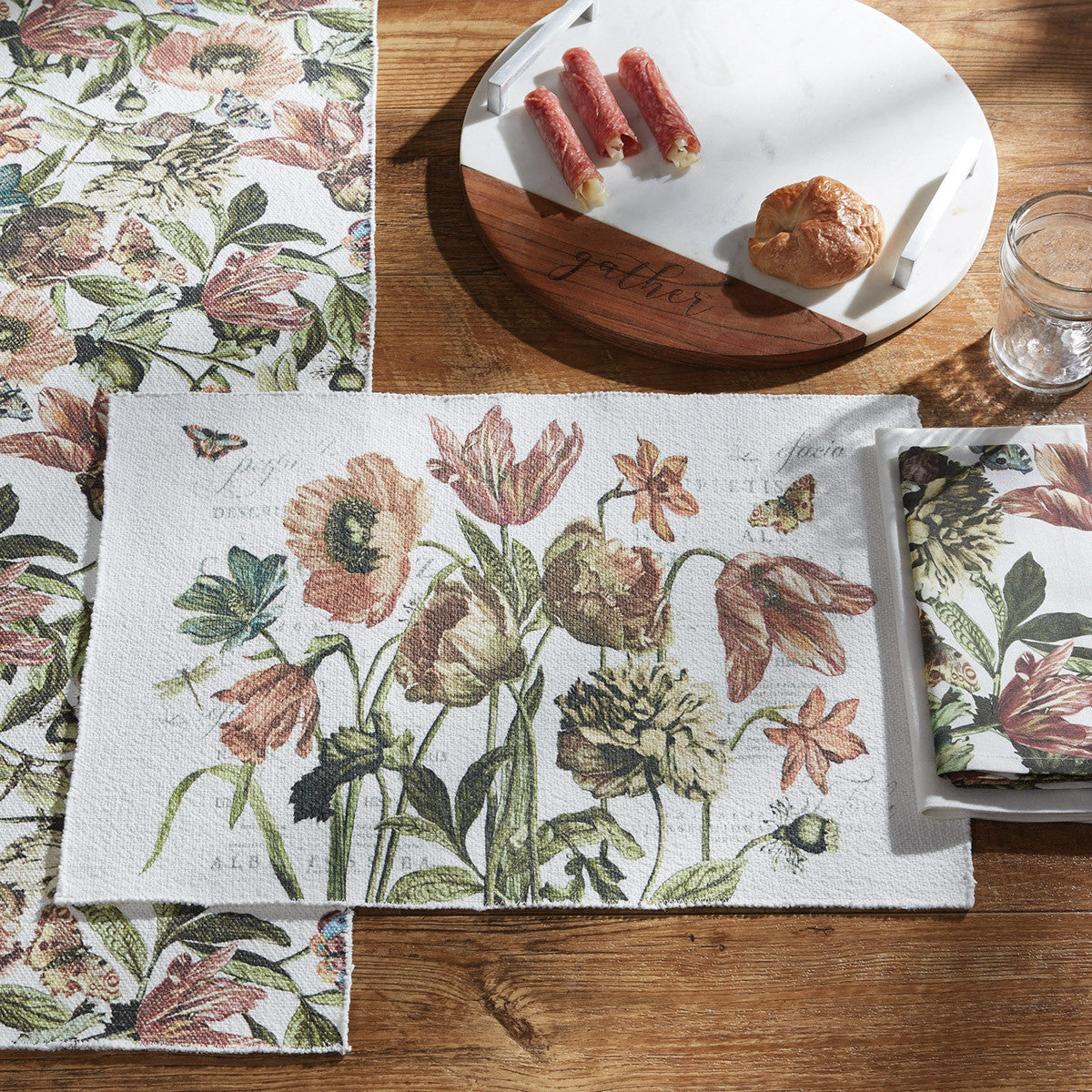 Antiquarian Blooms Placemat - Set Of 6 Park Designs