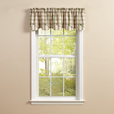 Butterfly Garden Valance - Lined Scalloped 58x15 Park designs