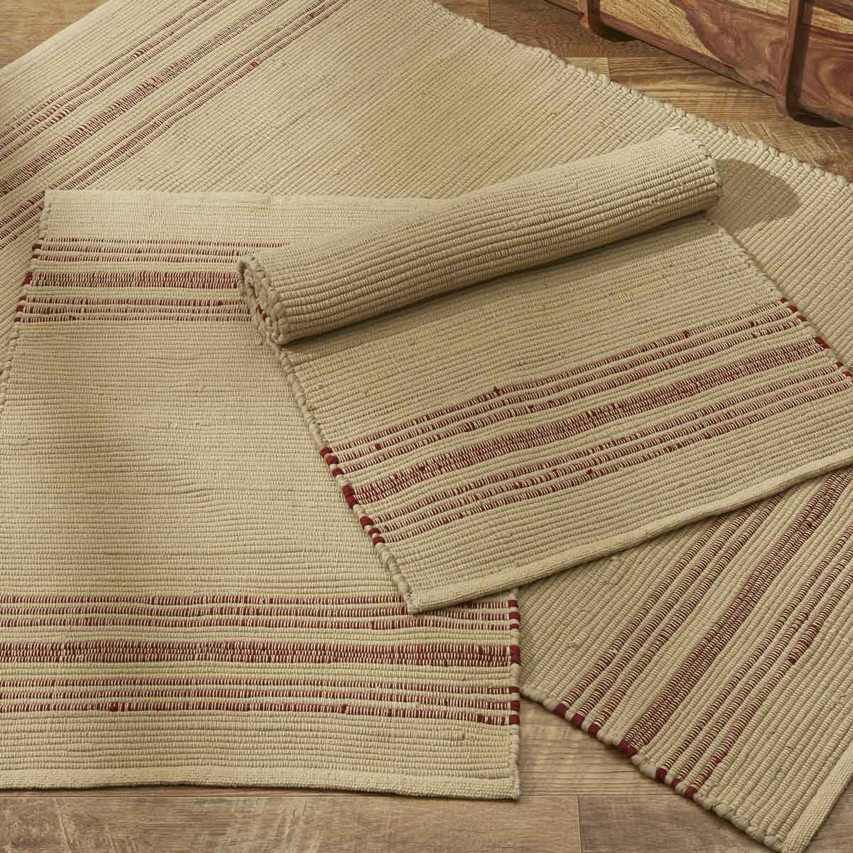 Rustic Stripe Rag Rugs - Park Designs